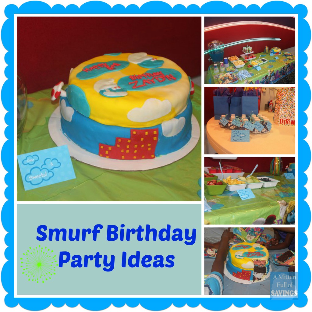 Smurf Birthday Party ideas