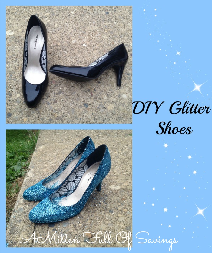 diy Glitter Shoes