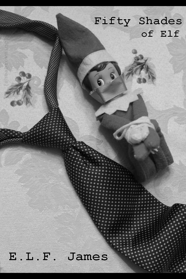 Elf on the Shelf 50 shades of Grey