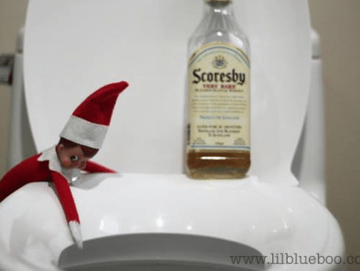 Elf on The Shelf alcohol