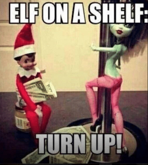 Elf on the shelf strip