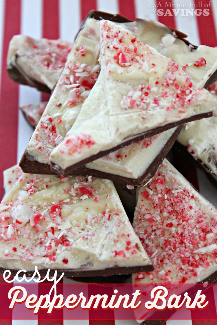 Get ready for Christmas baking with this SUPER easy and delicious recipe for Peppermint Bark
