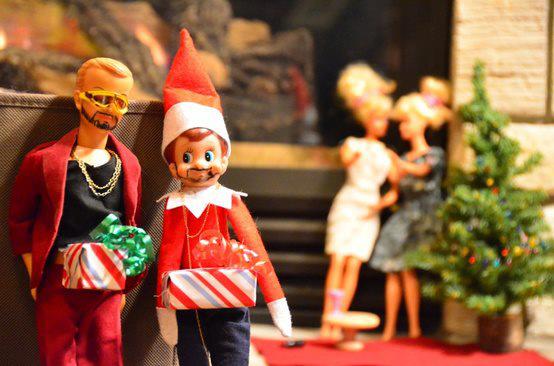 Adult Elf on the shelf ideas