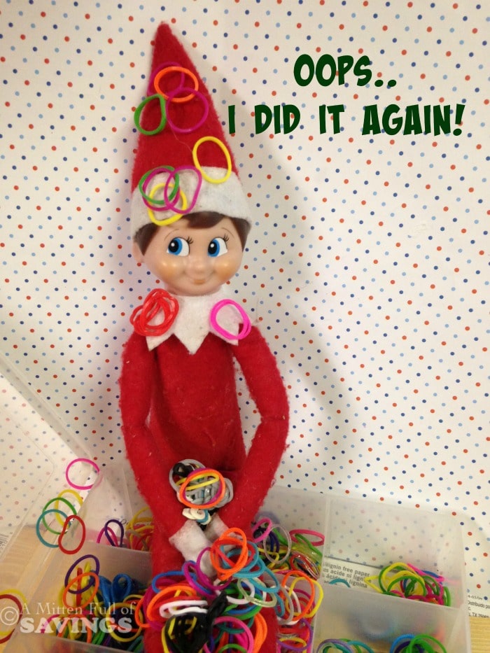 Elf on The Shelf Ideas: Oops I Did It Again