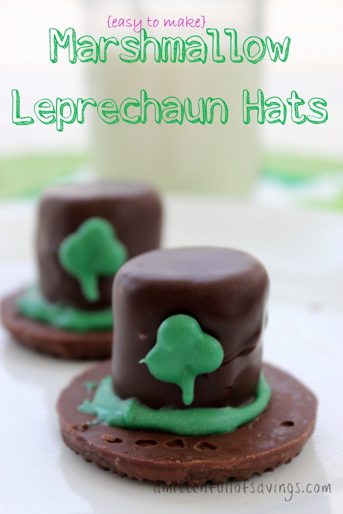 how to make marshmallow leprechaun hats