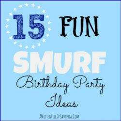 smurf themes, birthday ideas for smurf, smuf birthday ideas