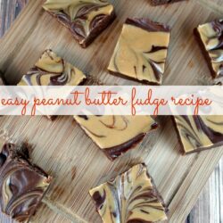 Super easy recipe for Peanut Butter Fudge. This fudge recipe requires only two ingredients!