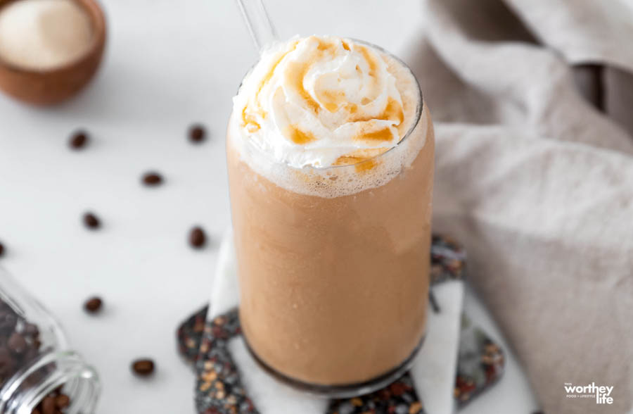 Copycat Starbucks Caramel Frappuccino