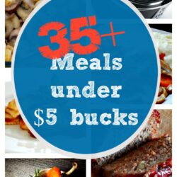 We all love saving money on food. We've rounded up 35+ budget-friendly family-friendly dinner ideas under $5 bucks. Check out the variety of recipes listed below and create a dinner idea your family and budget will love! https://www.awortheyread.com/meals-under-5-bucks/