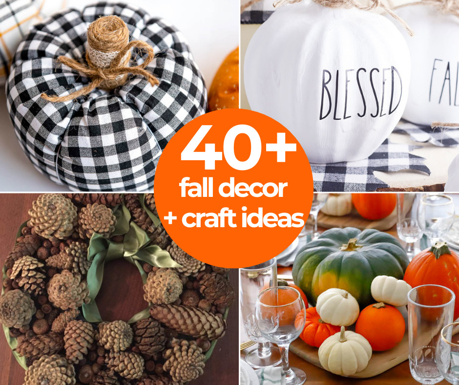 Fall Crafts for Adults: 40+ Easy and Creative Ideas - DIY Candy