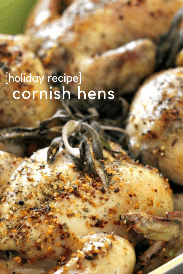 recipes for Cornish Hens