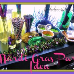 Get ready for your Mardi Gras party with these easy and frugal ideas- Mardi Gras Party & Decor Ideas