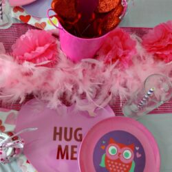 Here's a super cute Valentine Theme to do this year for your Valentine's Party- Owl Be Your Valentine Table Decor Idea