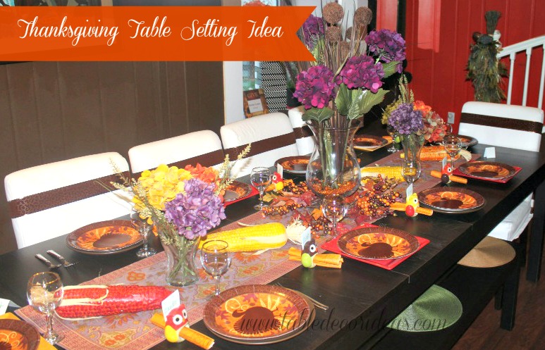 Easy Thanksgiving Table Decor Idea