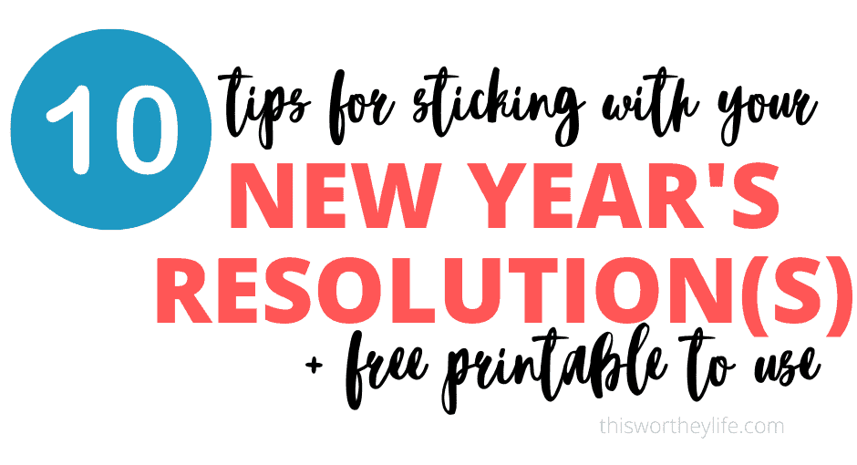 Tips for Sticking with your New Year's Resolutions 
