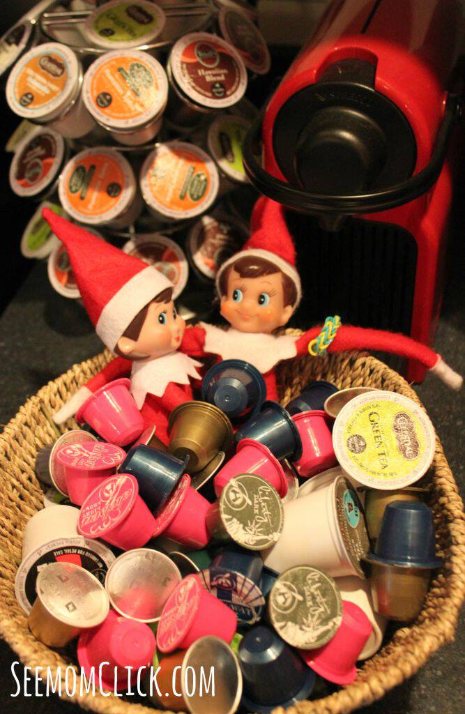 Elf on the Shelf coffee ideas