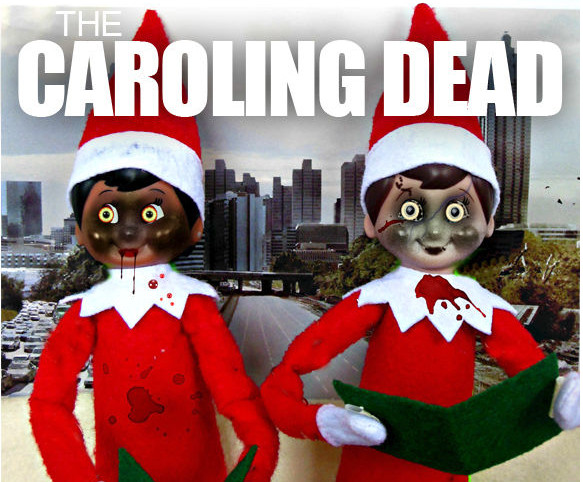 elf on the shelf and the walking dead