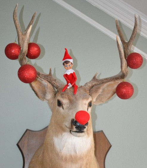 easy and quick elf on the shelf idea