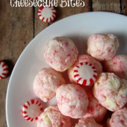 Here's an easy recipe for White Chocolate Peppermint Cheesecake bites Perfect peppermint dessert