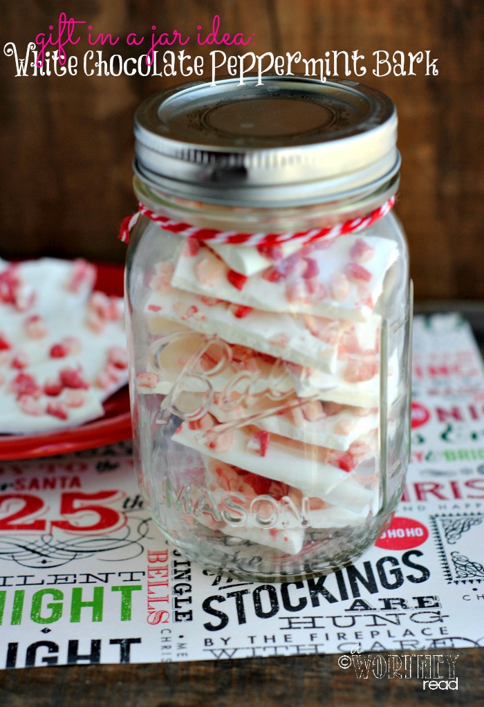 Here's an easy recipe for recipe for White Chocolate Peppermint Bark