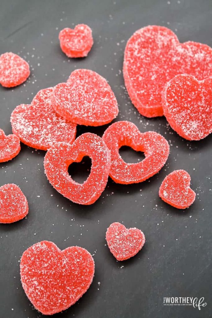 How to make Heart Shaped Gum Drops for Valentine's Day