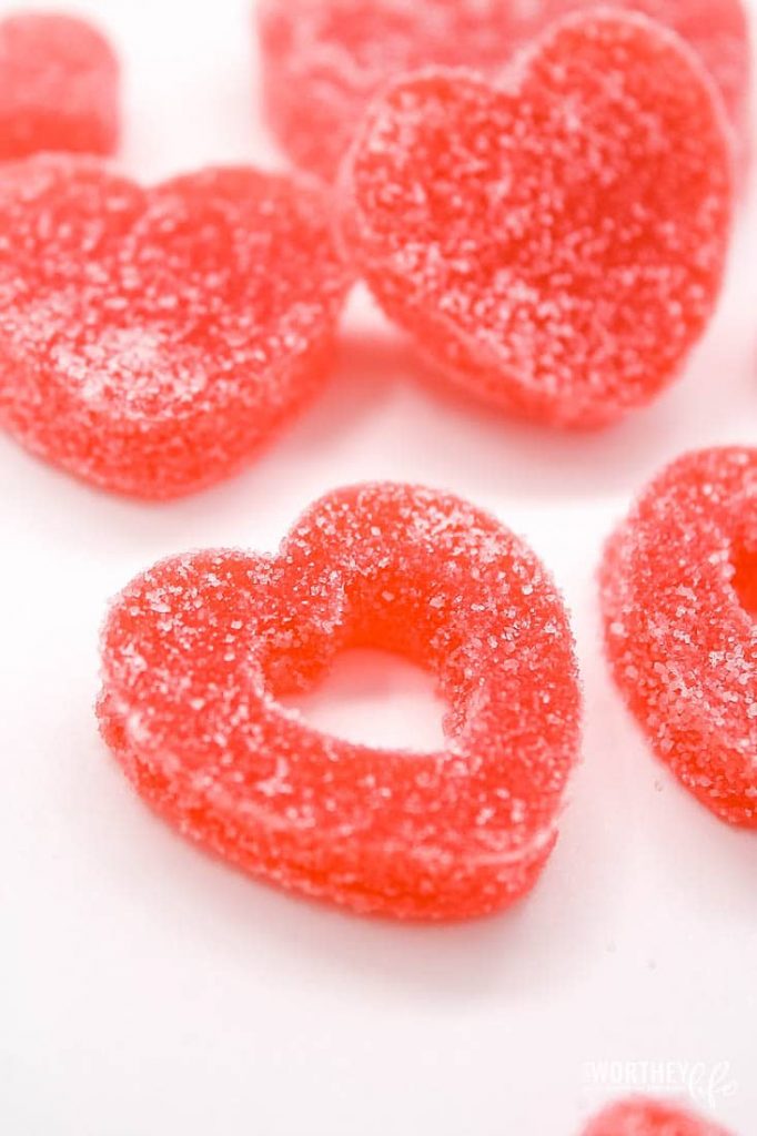 How to make Heart Shaped Gum Drops for Valentine's Day