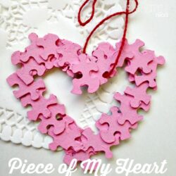 autism awareness, valentine's day craft