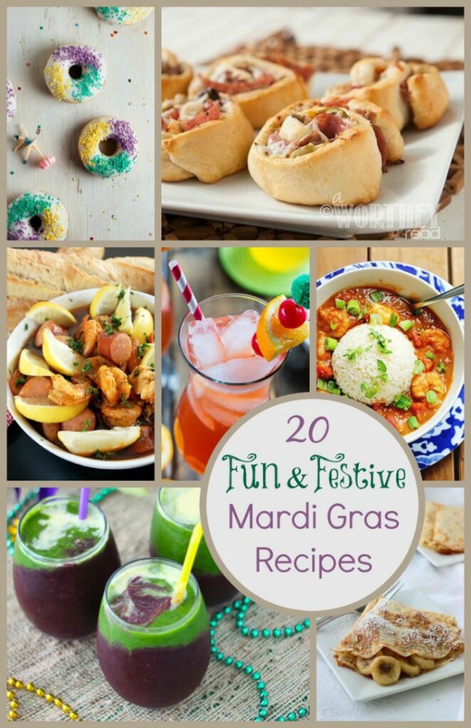 Happy Mardi Gras! Take the guess work out of planning your party with these 20 Fun & Festive Mardi Gras Recipes