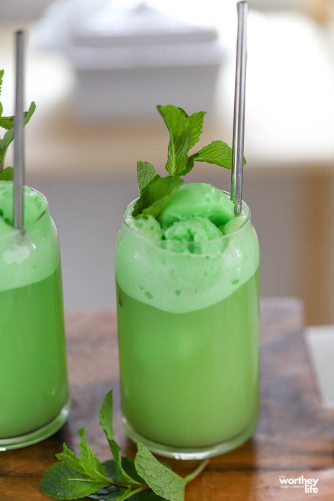 green punch for St. Patrick's Day