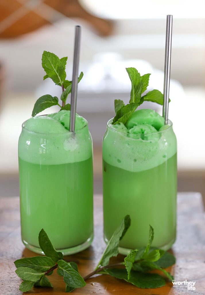 green punch for St. Patrick's Day