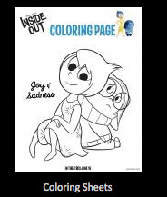 Inside Out Coloring Pages