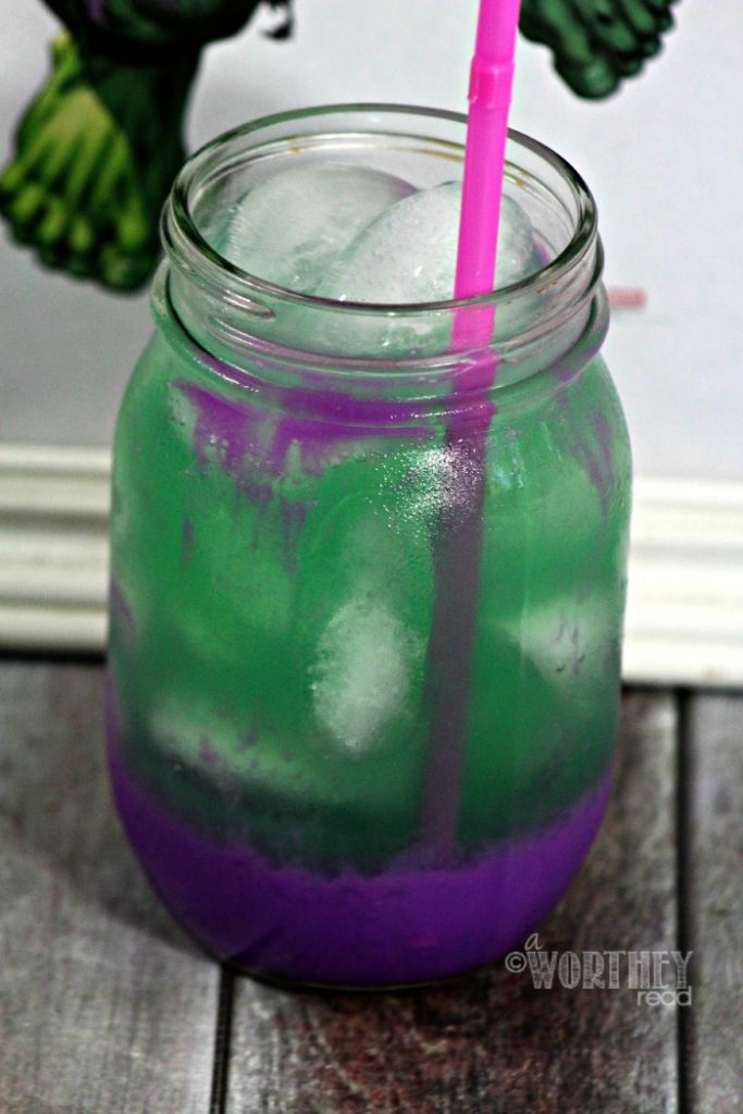 The kids will LOVE this fun drink that's all about The HULK! Kid-Friendly Drink: The Hulk