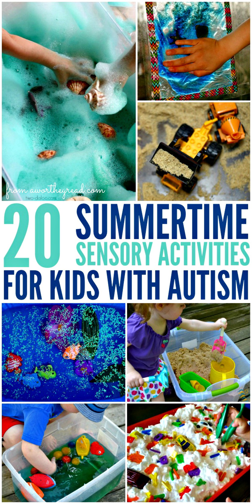 20 Summertime Sensorty Activites For Kids With Autism 