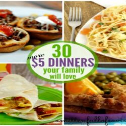 30 More Dinner Ideas Under $5 Bucks