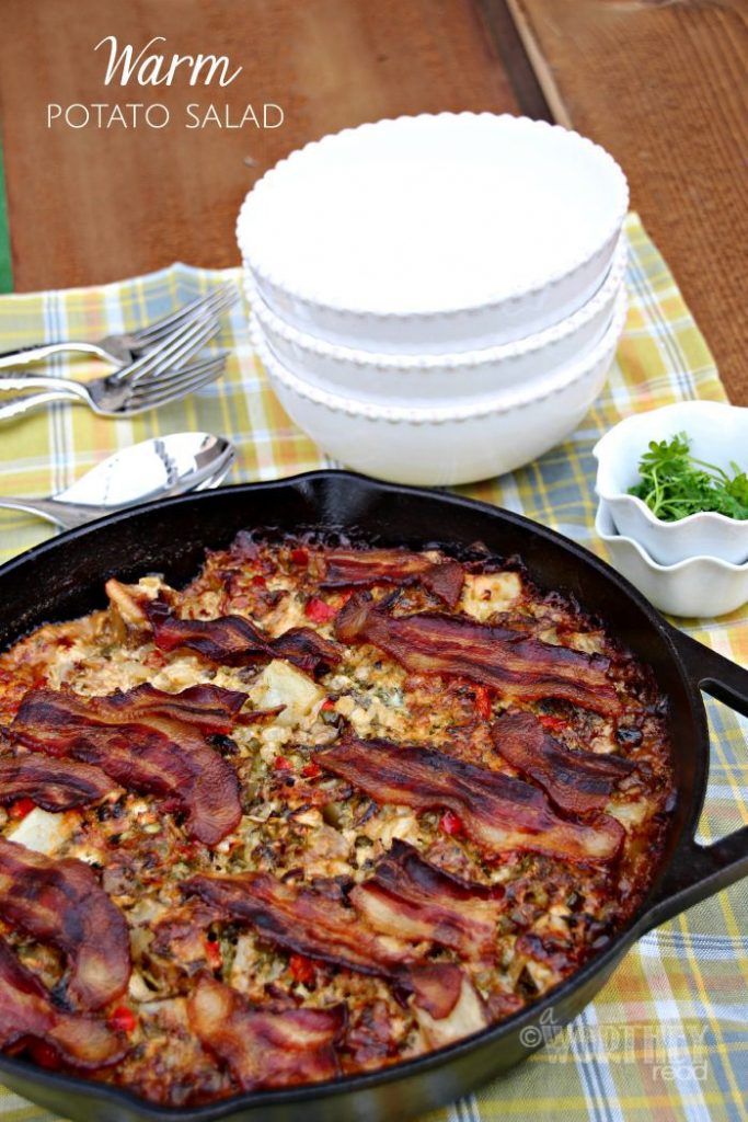 Skillet Recipe Warm Potato Salad