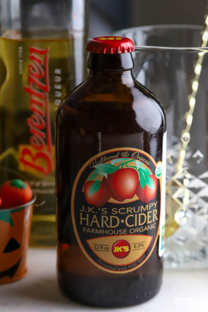 Hard Cider for Halloween Cocktail