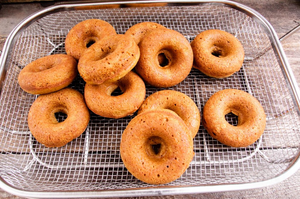 Dark Chocolate Gingerbread Donuts