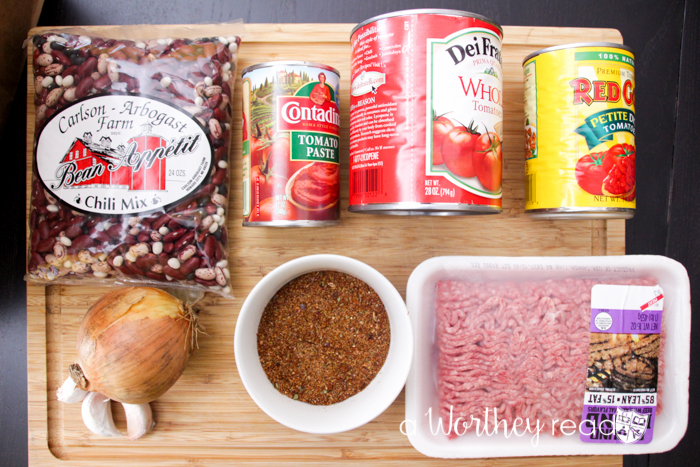 Homemade Chili Recipe and Cornbread Poppers