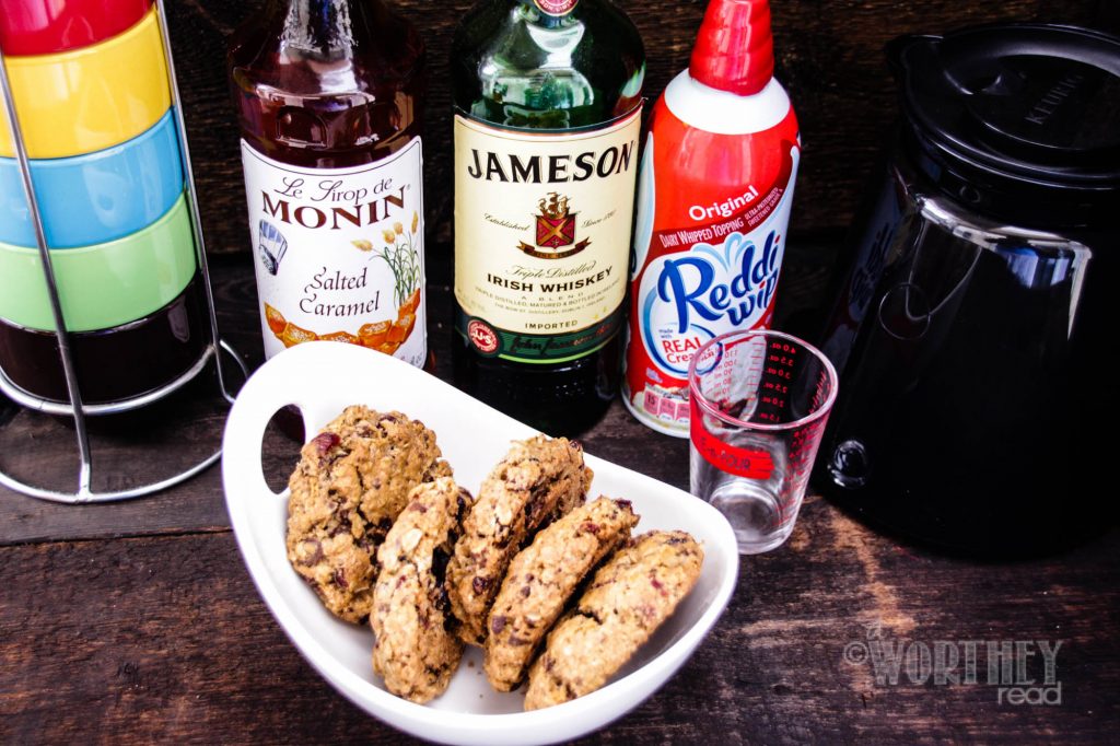 Salted Caramel Irish Coffee & Cherry, Cranberry & Chocolate Chunk Oatmeal Cookies-16