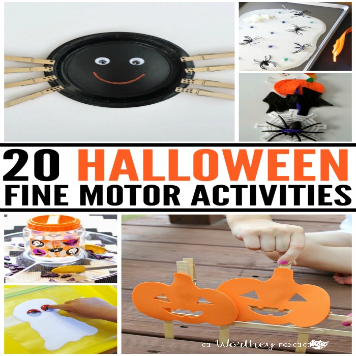 20 Halloween Fine Motor Activities