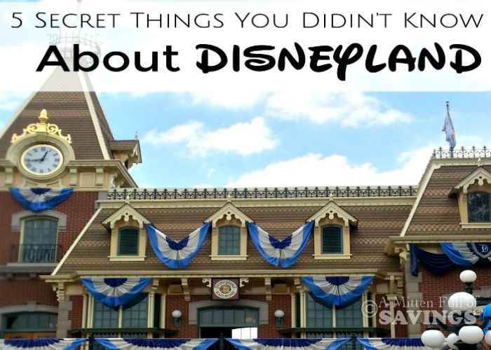 5 Secret Things I Bet You Didn't Know About Disneyland