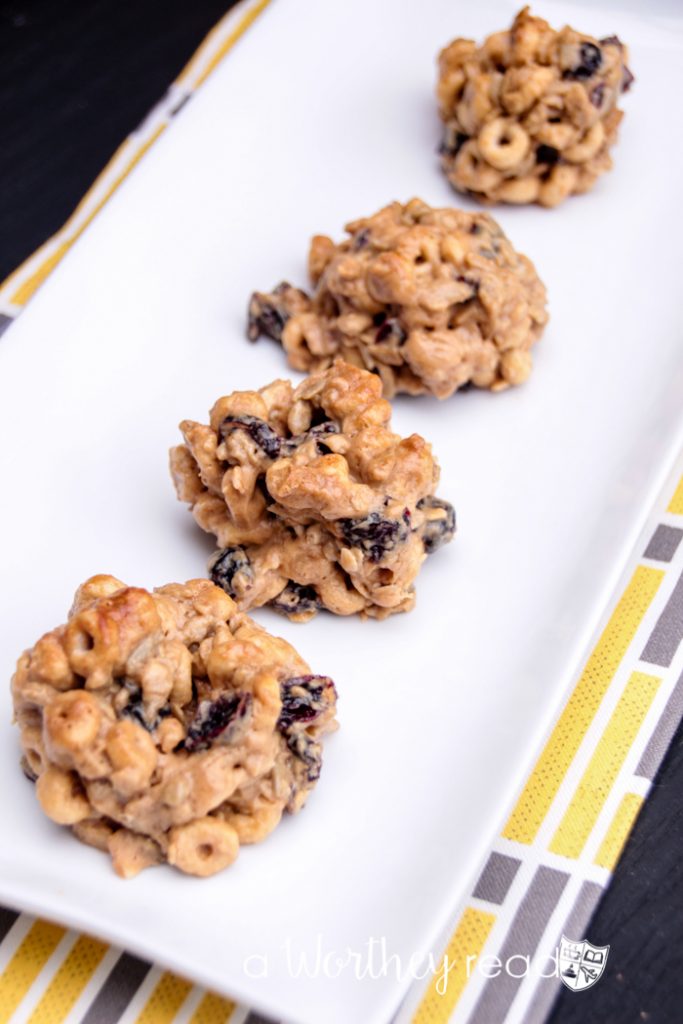 Easy after school snack- Cheerios Peanut Granola Clusters