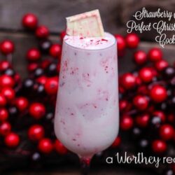 Strawberry Actually: Perfect Christmas Shake Cocktail
