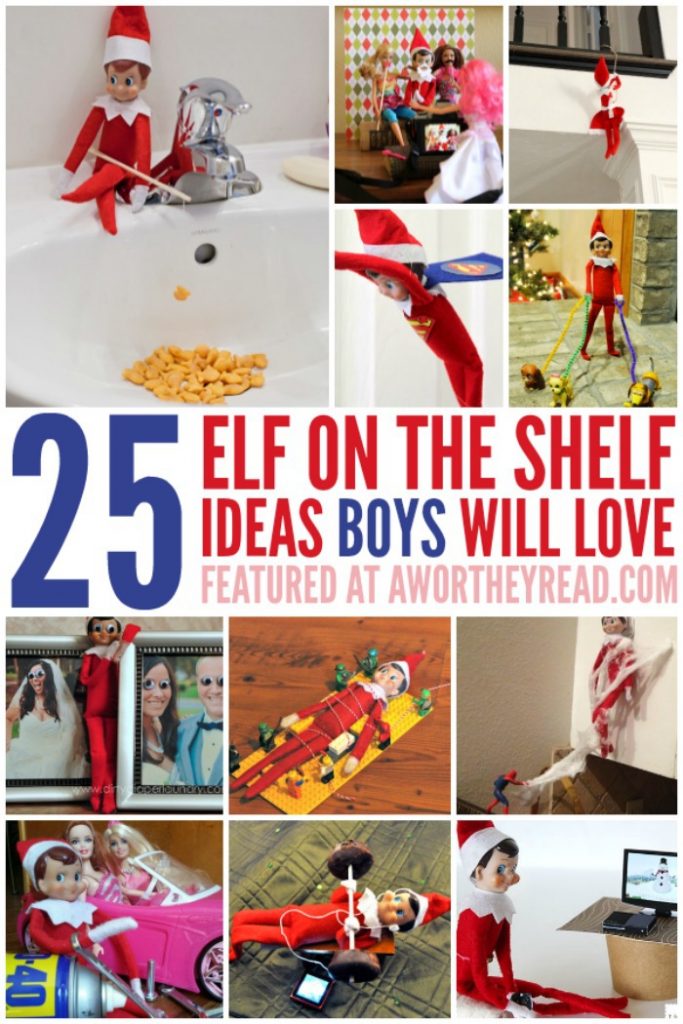 Easy Elf on the Shelf Ideas for Boys: Easy Elf on the Shelf Ideas for Boys: 