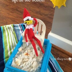 Elf on the Shelf At The Beach