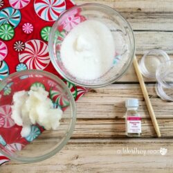 White Peppermint Homemade Lip Scrub