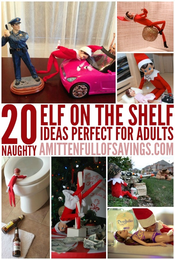 Naughty Elf on the Shelf ideas