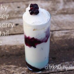 Cocktail with a twist: Chunky Monkey Blueberry Cocktail Shake
