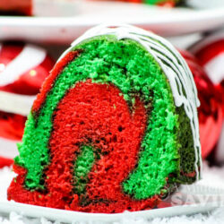 Holiday Grinch Bundt Cake