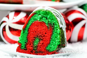 Holiday Grinch Bundt Cake